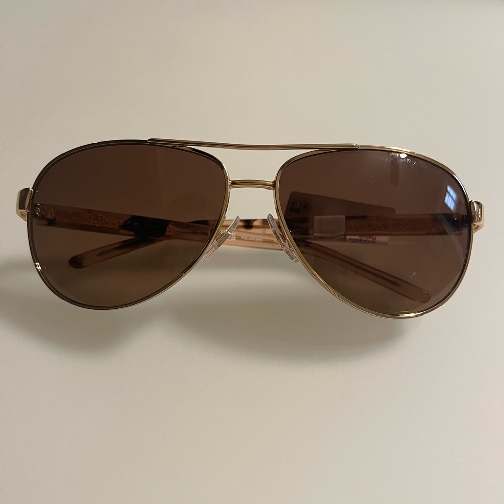 RALPH RA4004 Gold Sunglasses Brand New
